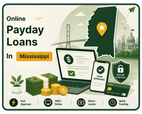 Get Secure Payday Loans In Mississippi