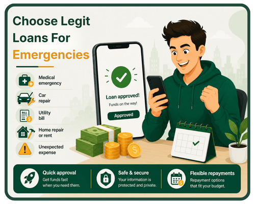 Legitimate Payday Loans For Emergencies