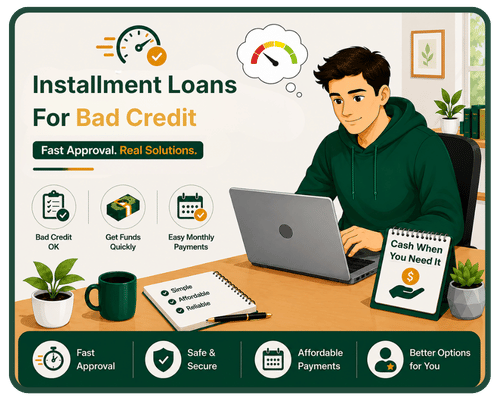 Installment Loans for Bad Credit