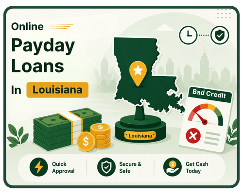 Louisiana Payday Loans Quick Cash Advance