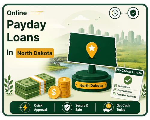 Online Payday Loans North Dakota With No Credit Check