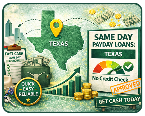 Texas Payday Loans with No Credit Checks
