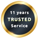 11 Years Trusted Service