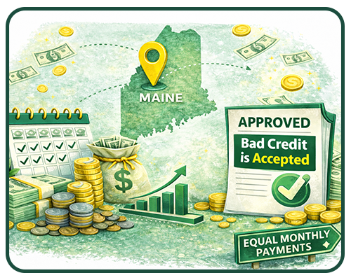 Unsecured Online Loans in Maine