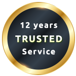 12 Years Trusted Service