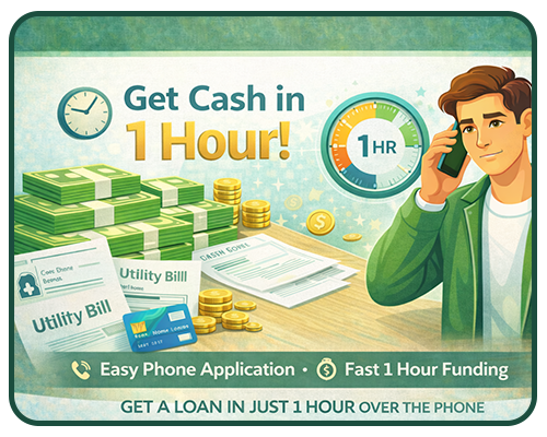 Secure 1 Hour Loans by Phone