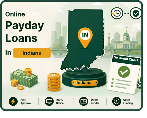 Indiana Payday Loans with No Credit Check