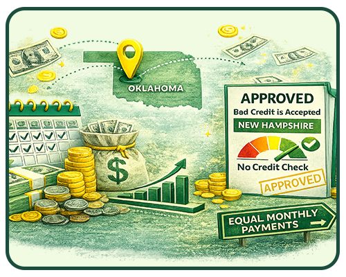 Oklahoma Payday Loans with No Credit Checks