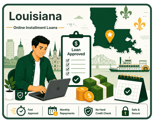Guaranteed Online Loans in Louisiana