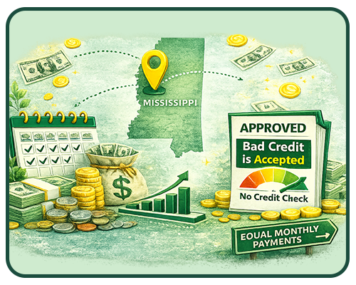 Mississippi Installment Loans Online