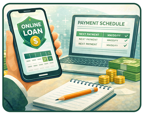 Online Loans with Monthly Payments