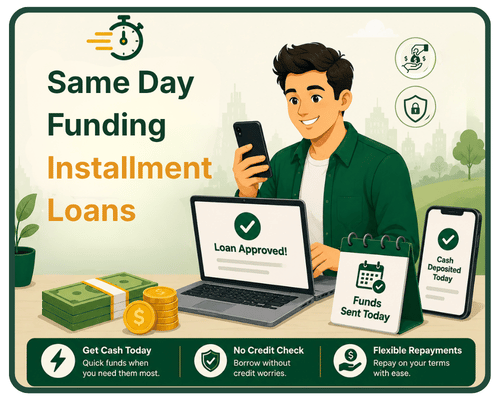 Same Day Funding Installment Loans