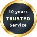10 Years Trusted Service