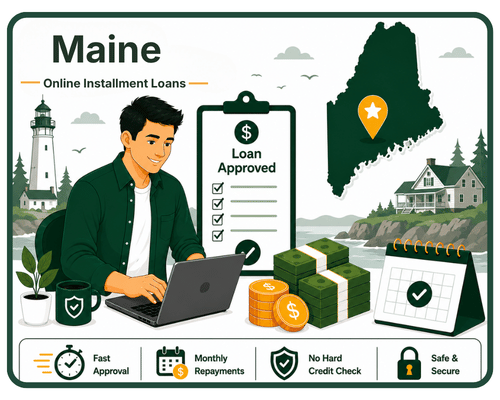 Unsecured Online Loans in Maine